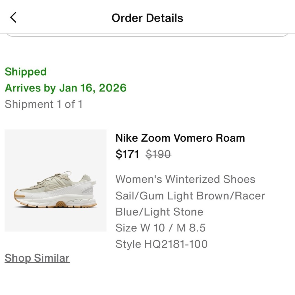 Nike Zoom Vomero Sneakers in Cream and Tan - Picture 5 of 13